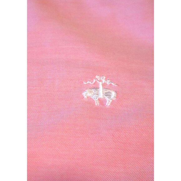 Brooks Brothers Women Supima Oxford Shirt Pink Tailored Preppy Officecore - Picture 5 of 7